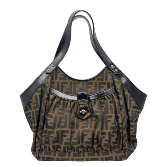 Authentic Fendi Leather Tote Bag lux318-110425 - Picture 1 of 15